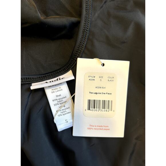 Andie Swim the Laguna One Piece in Black S NWT - Picture 7 of 9